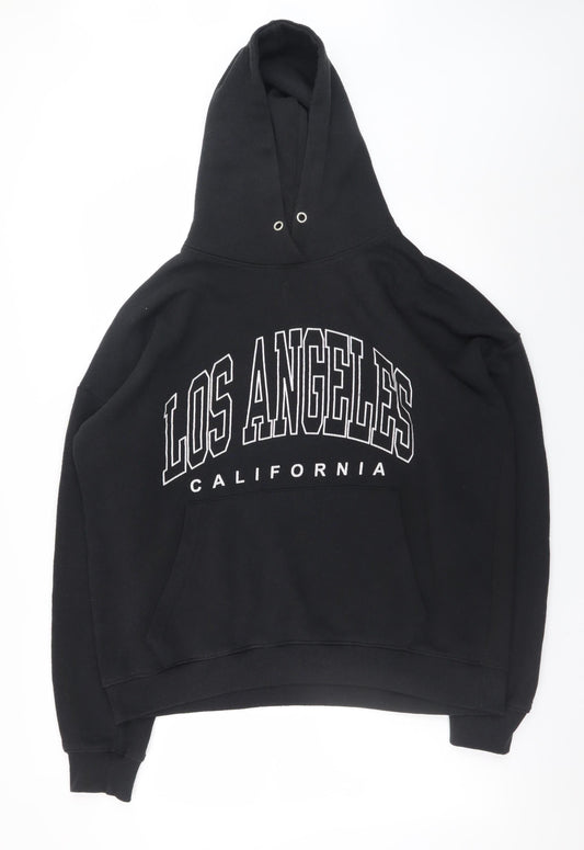 North West Men's Black 2XL Pullover Hoodie Los Angeles Graphic