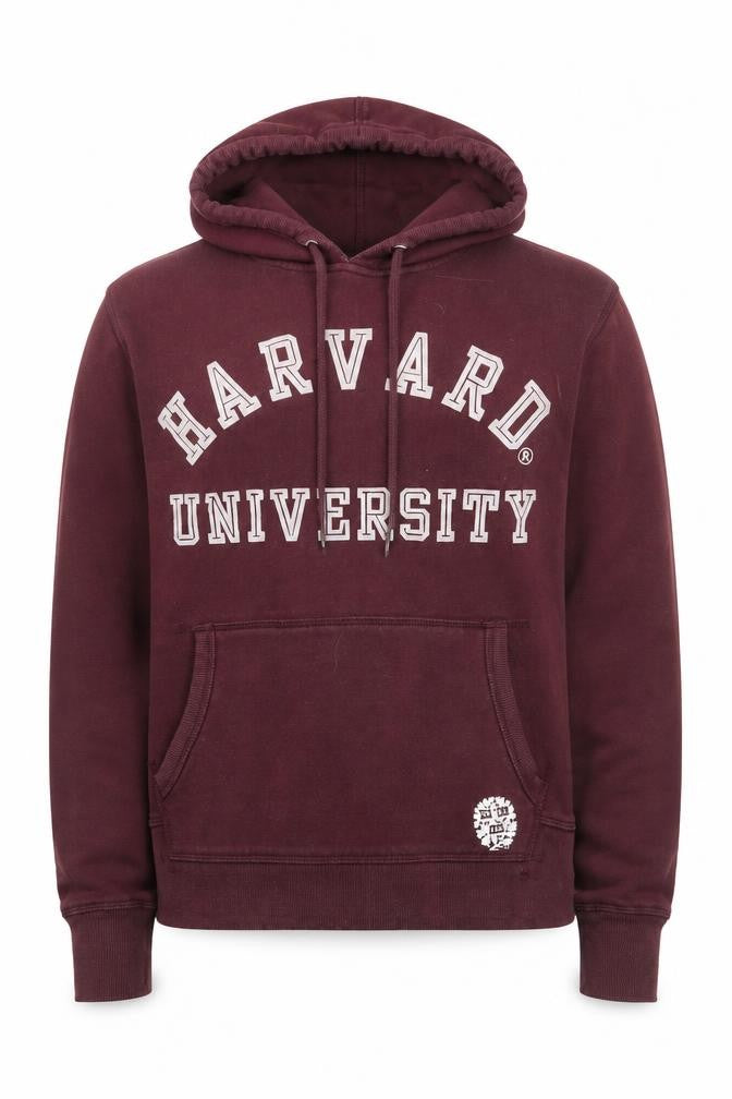 L.O.G.G. Men’s Red Harvard University Pullover Hoodie Size S