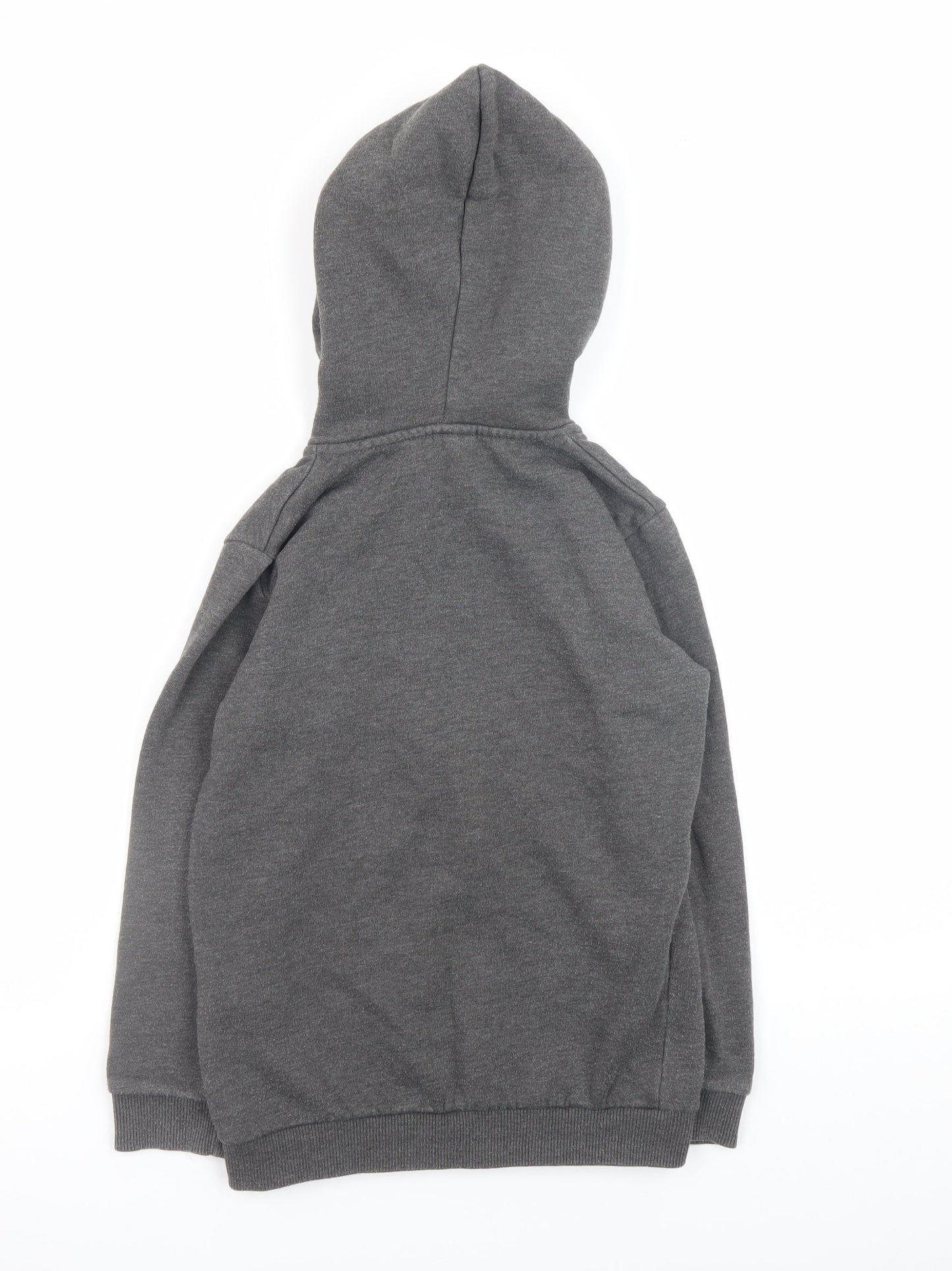 LFC Boys Grey Full Zip Hoodie 9-10 Years Cotton Blend Hooded Sweatshirt