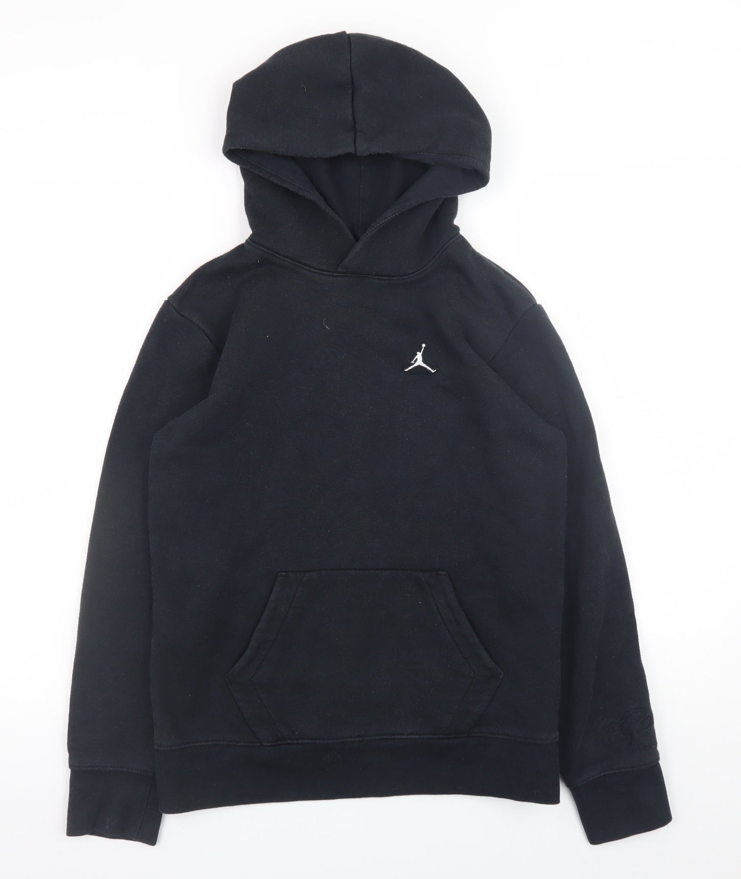 Jordan Boys Black Pullover Hoodie 12-13 Years Fleece Hooded Sweatshirt