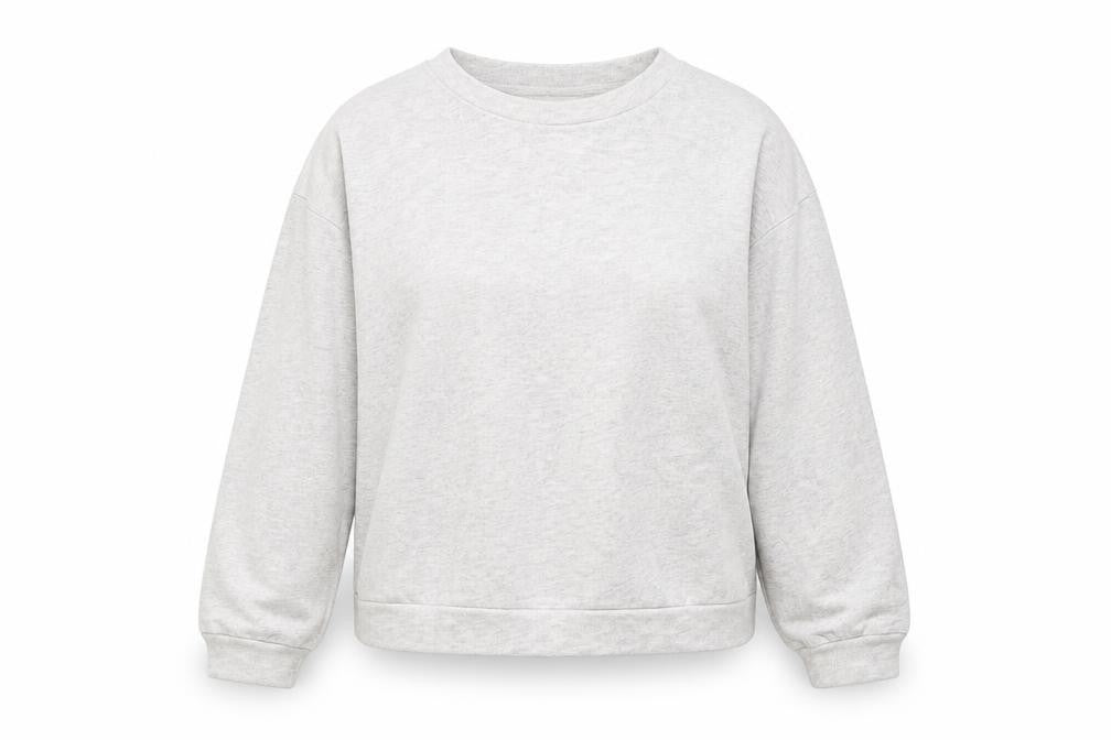 River Island Women’s Grey Pullover Sweatshirt M Cotton Blend
