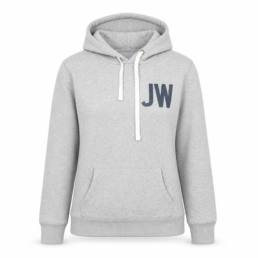 Jack Wills Womens Grey Pullover Hoodie UK 10 Physical Training Logo