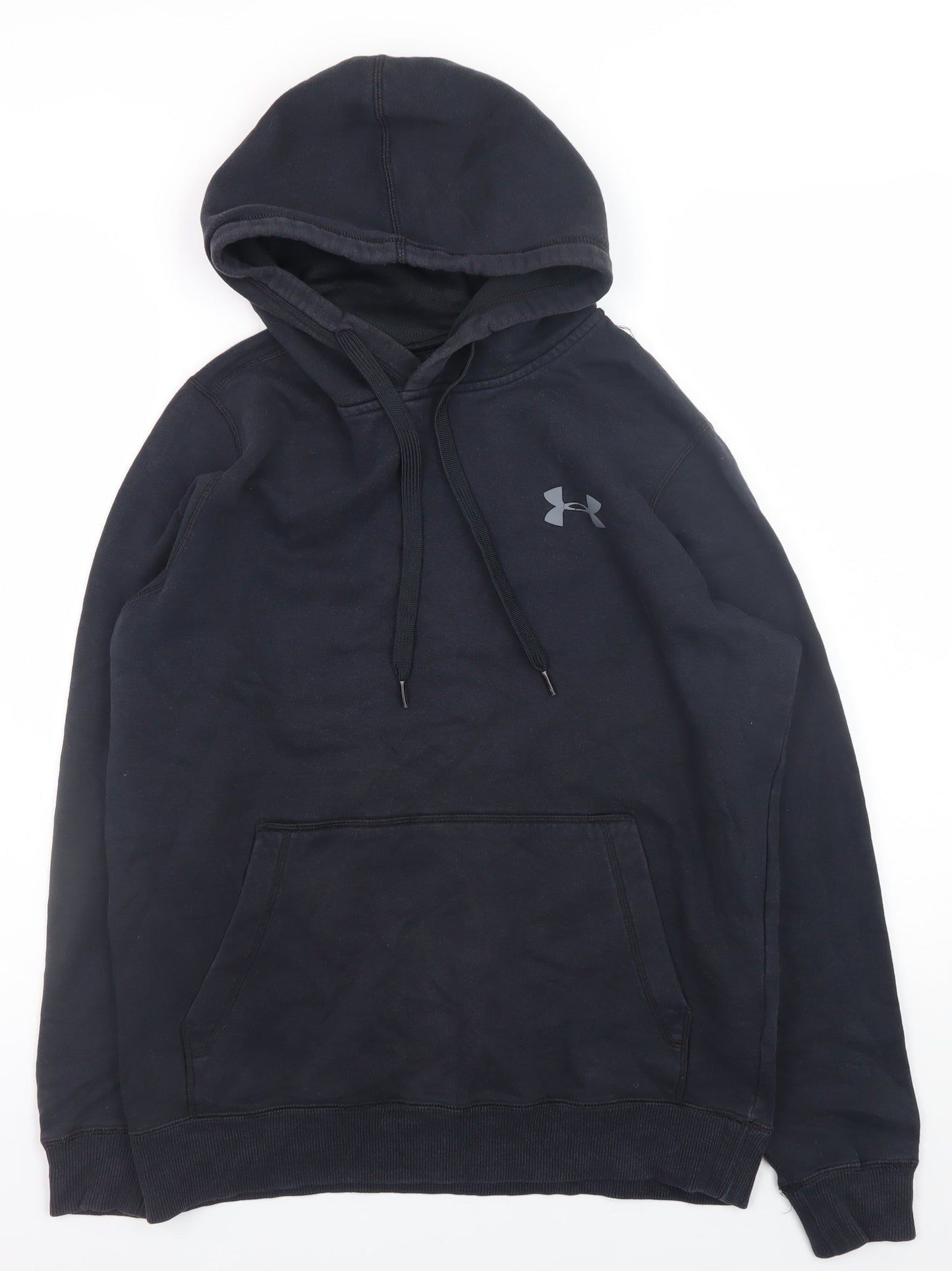 Under Armour Men's Black Pullover Hoodie Size S Fitted Athletic