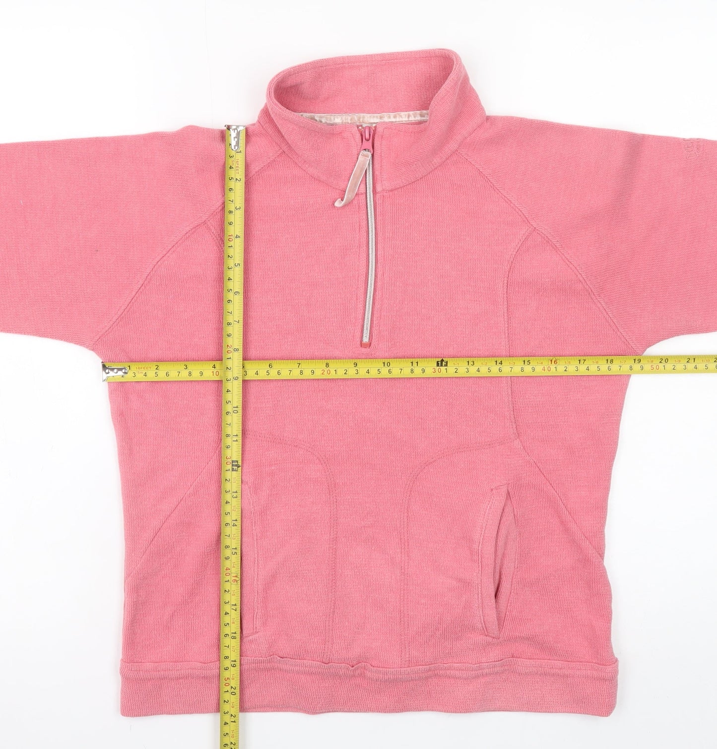 Regatta Women’s Pink 1/4 Zip Fleece Sweatshirt Size 10 S