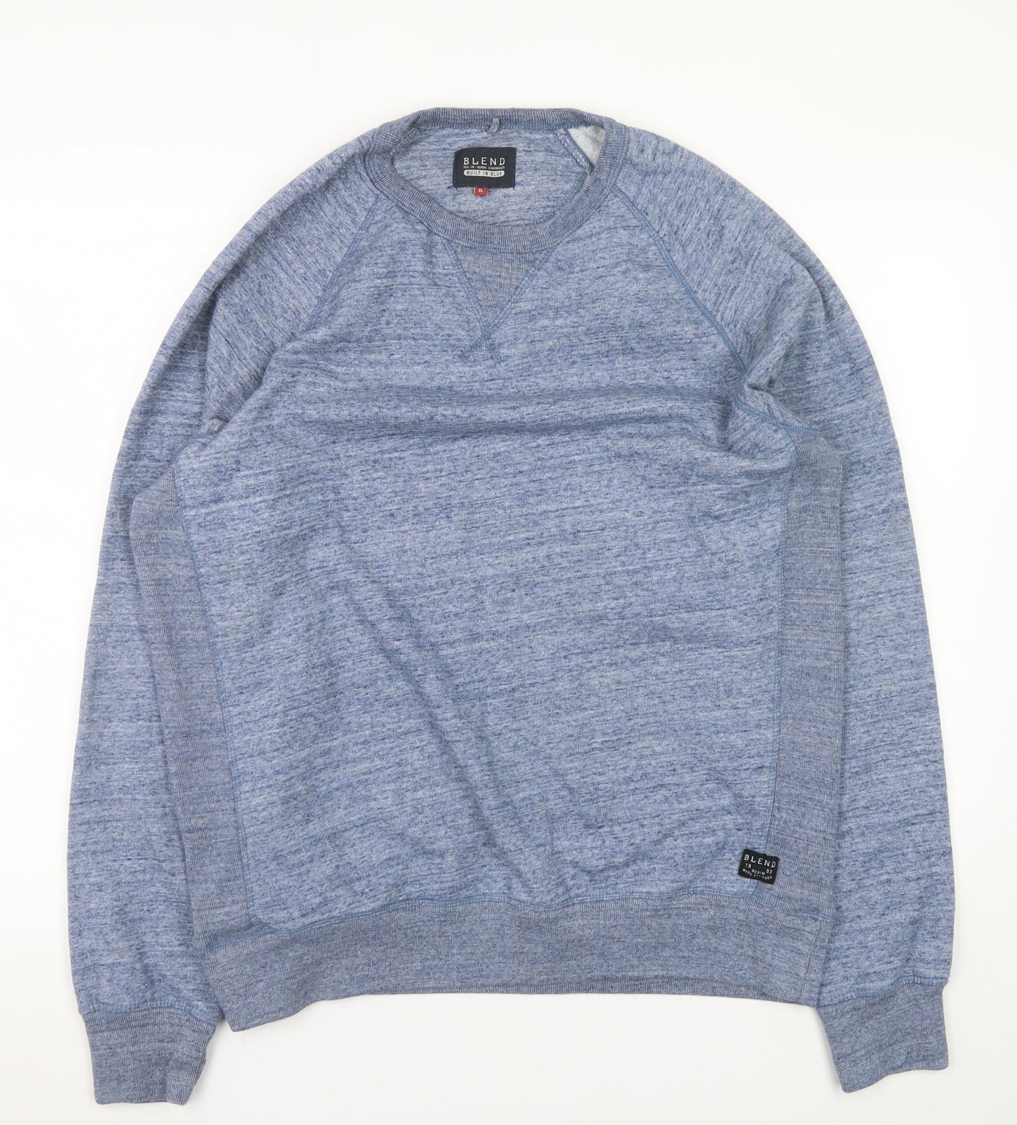 Blend Men’s Blue XL Pullover Crew Neck Long Sleeve Sweatshirt