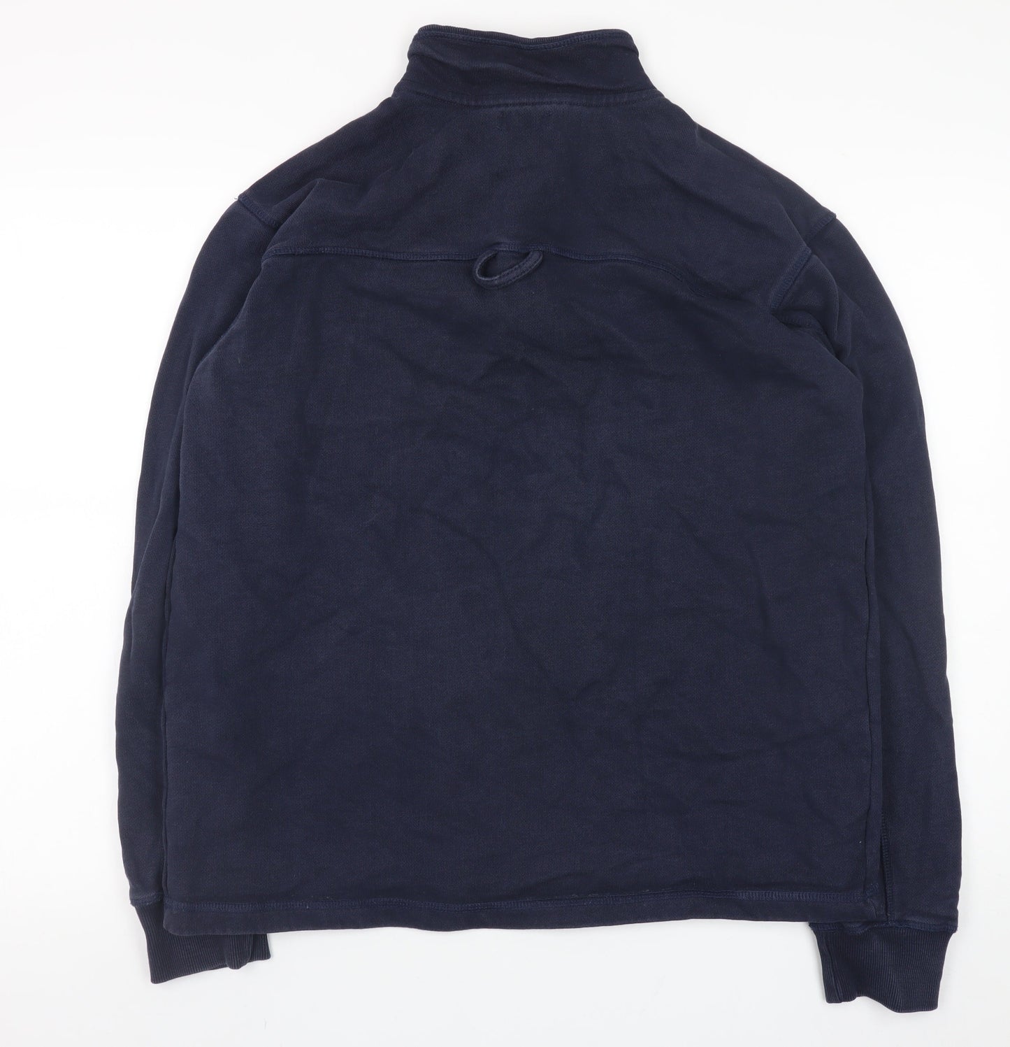 Maine Men's Blue 2XL 1/4 Zip Mock Neck Pullover Sweatshirt