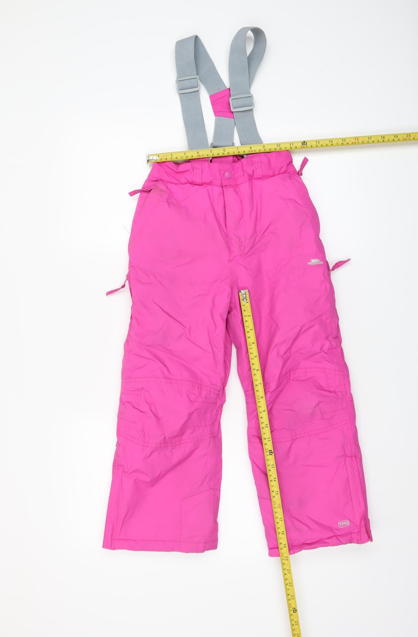 Trespass Girls Pink Waterproof Snow Pants 5-6 Years Winter TP50