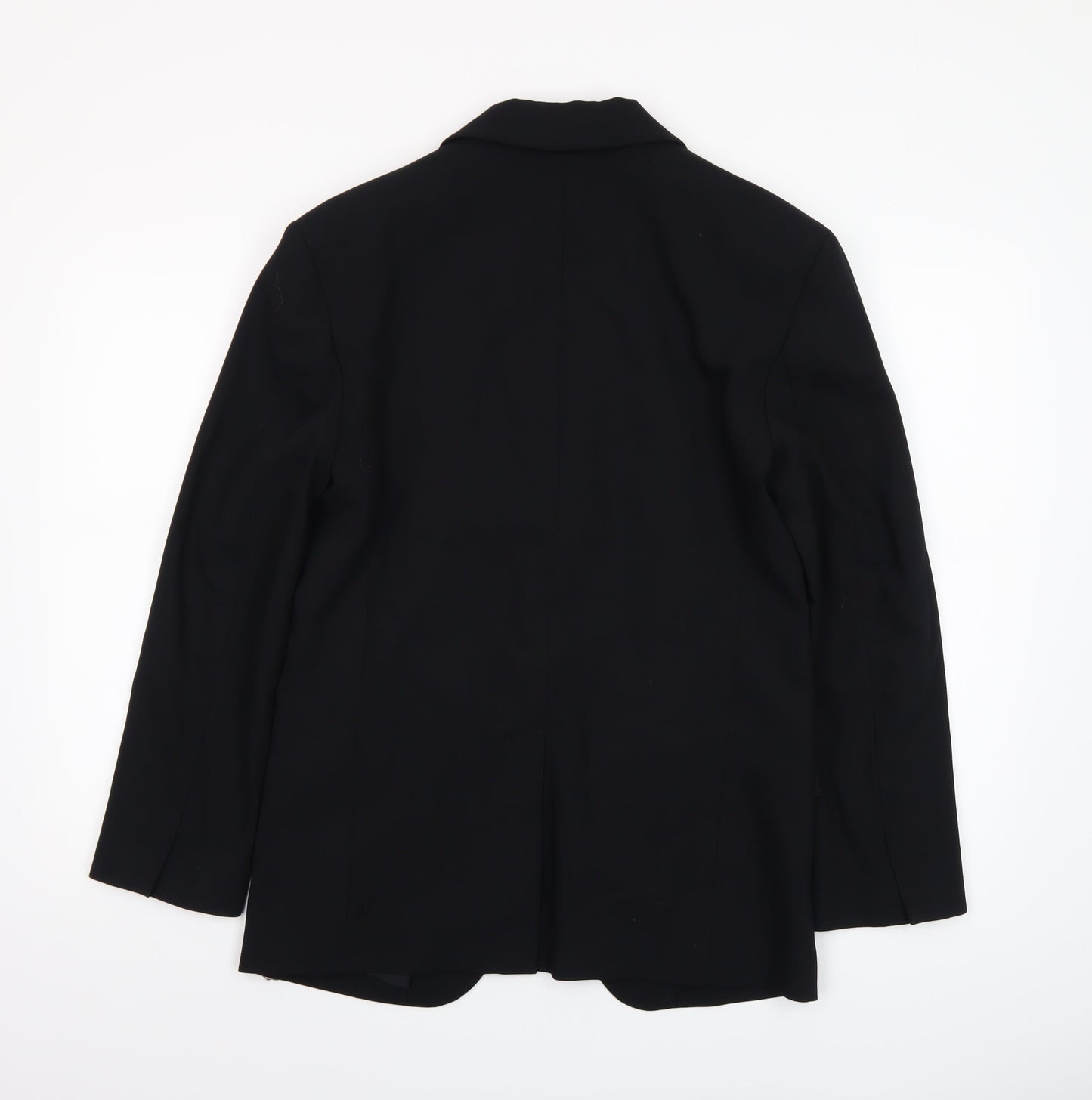 Marks and Spencer Women Black Size 8 Single-Breasted Blazer Jacket