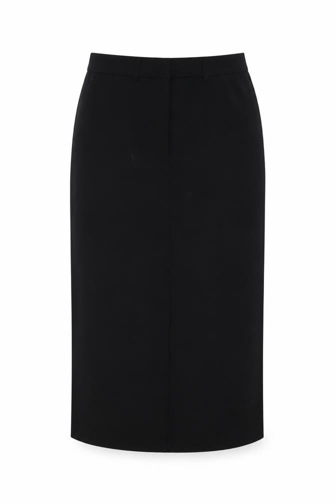 Marks & Spencer Women's Black Size 8 Midi Pencil Skirt