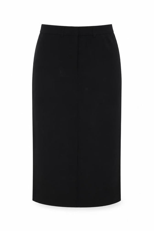 Marks & Spencer Women's Black Size 8 Midi Pencil Skirt