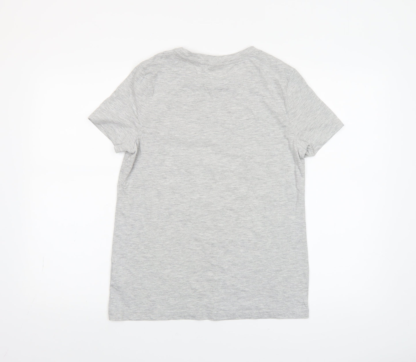 Disney Women’s Grey Sequin Christmas T-Shirt UK 8