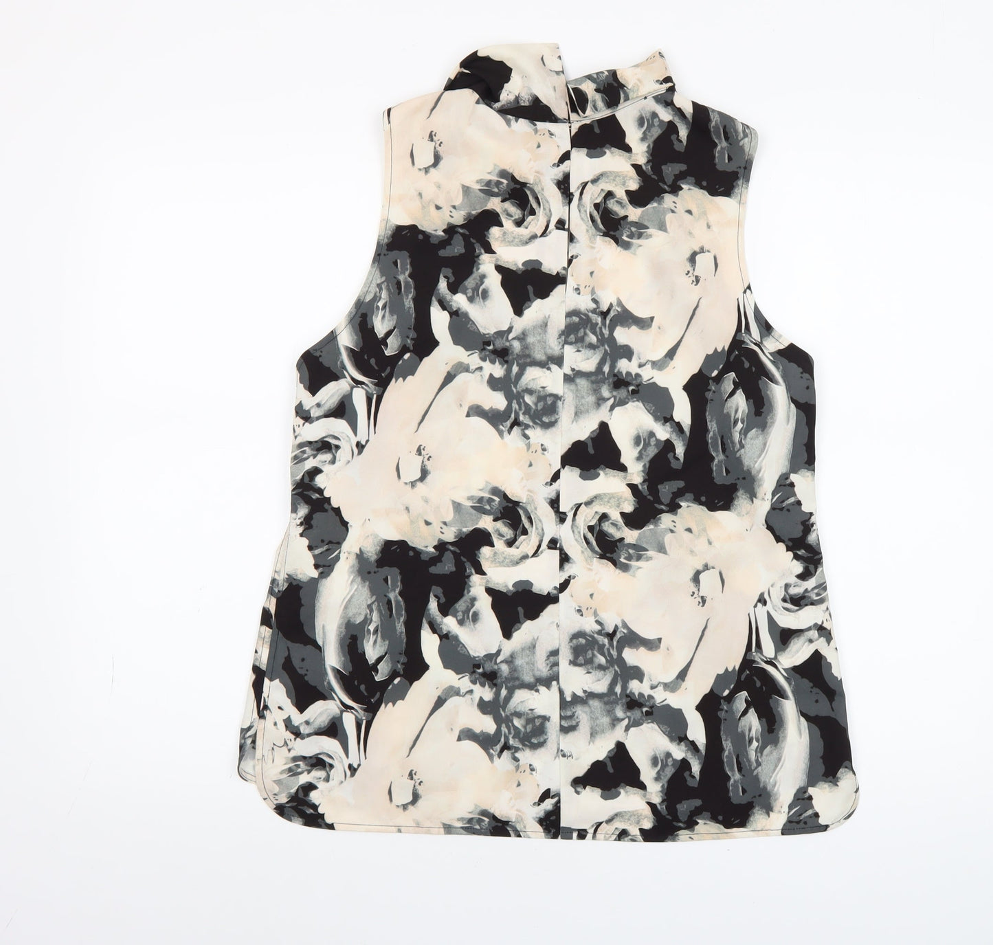 Coast Women’s Multicoloured Floral High Neck Sleeveless Tunic Blouse UK 12