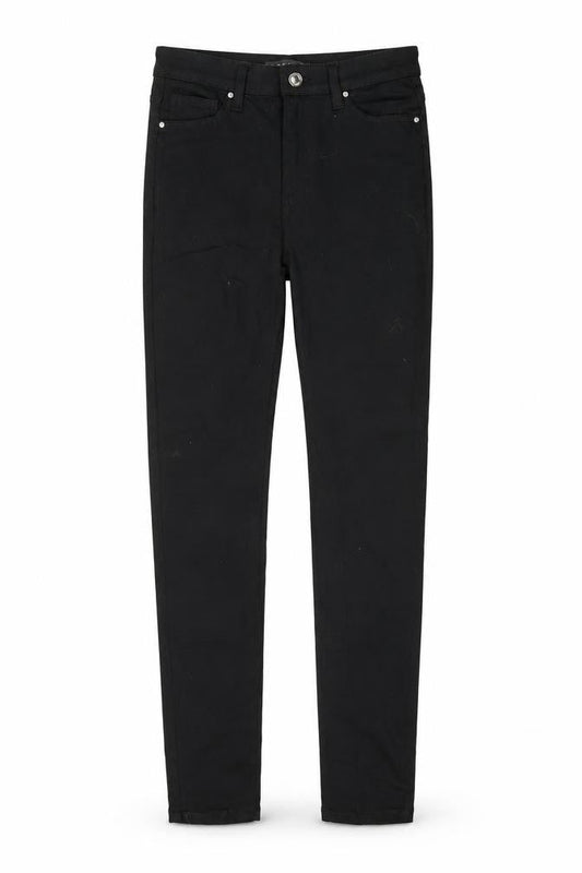 Denim Co. Women's Black Skinny Jeans Size 8 Slim Fit Mid Rise