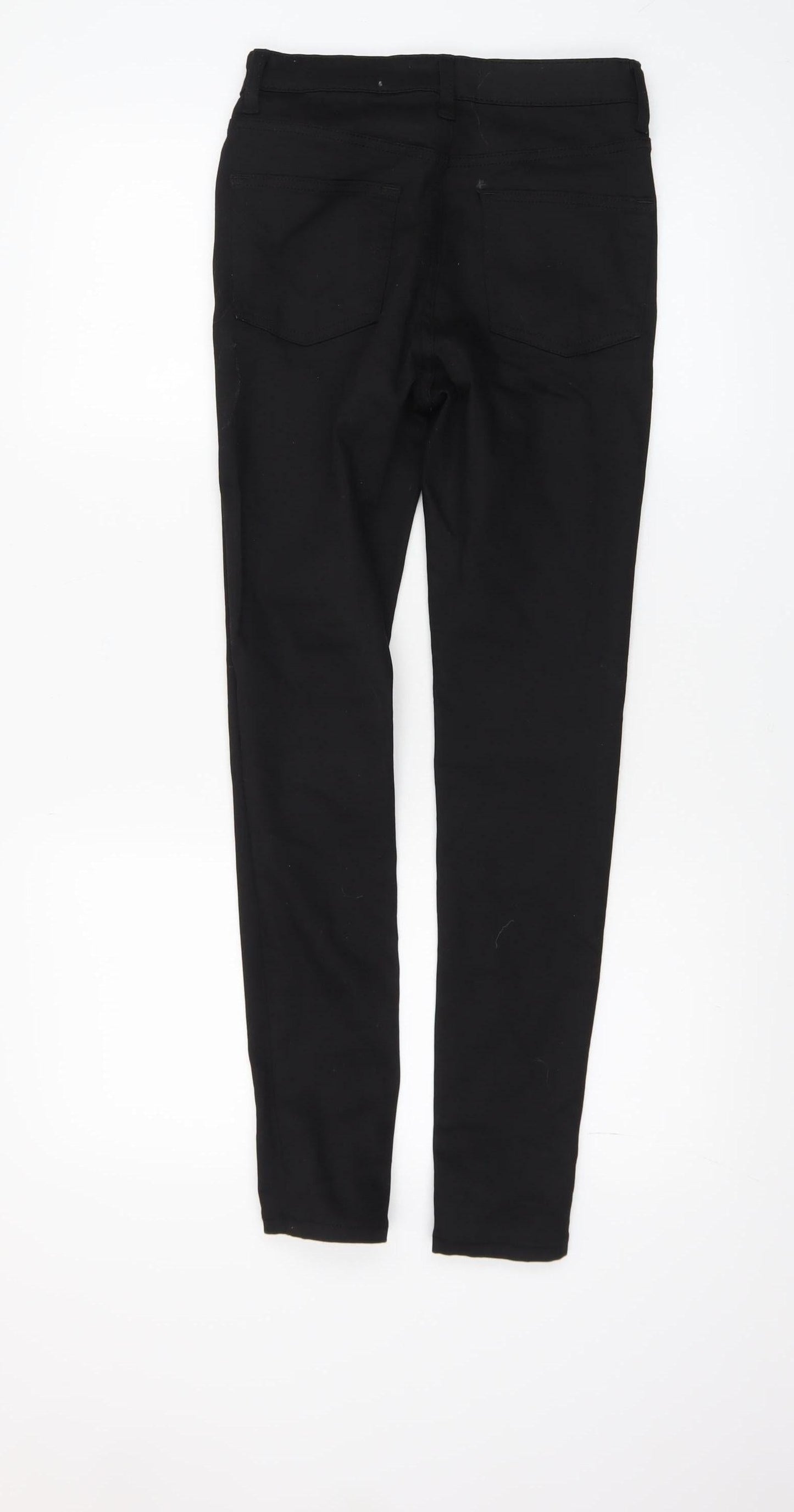 Denim Co. Women's Black Skinny Jeans Size 8 Slim Fit Mid Rise