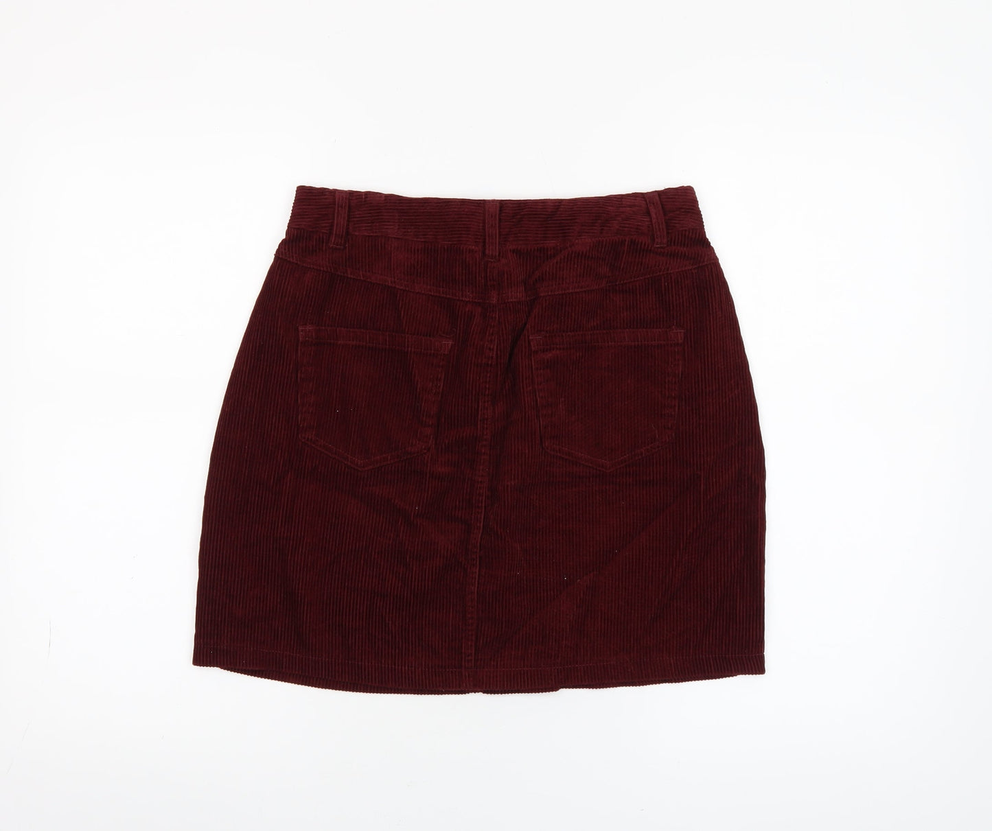 New Look Women Brown Corduroy Short Skirt UK 10