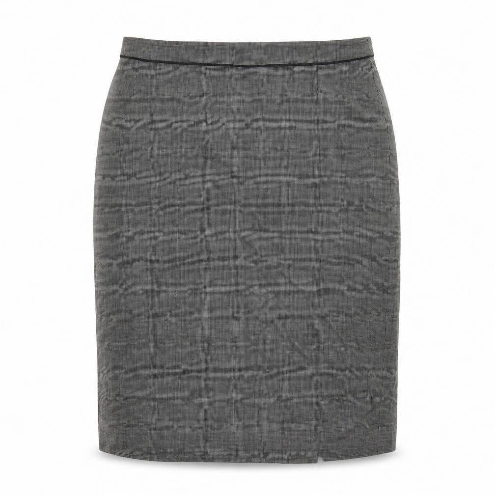 Windsmoor Women’s Grey Check Wool Blend Pencil Skirt Size 16