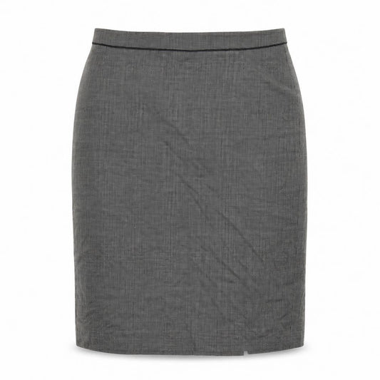 Windsmoor Women’s Grey Check Wool Blend Pencil Skirt Size 16
