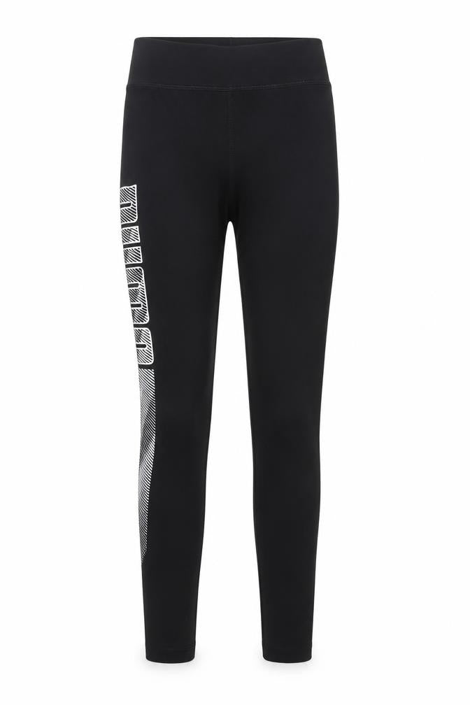 Puma Women's Black Size 8 Slim Fit Stretch Active Leggings