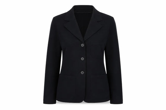 Impulse Women's Black Single-Breasted Blazer Jacket Size S