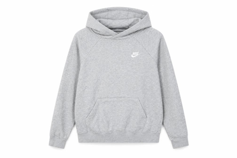 Nike Women’s Grey Pullover Hoodie Small Cotton Blend Casual
