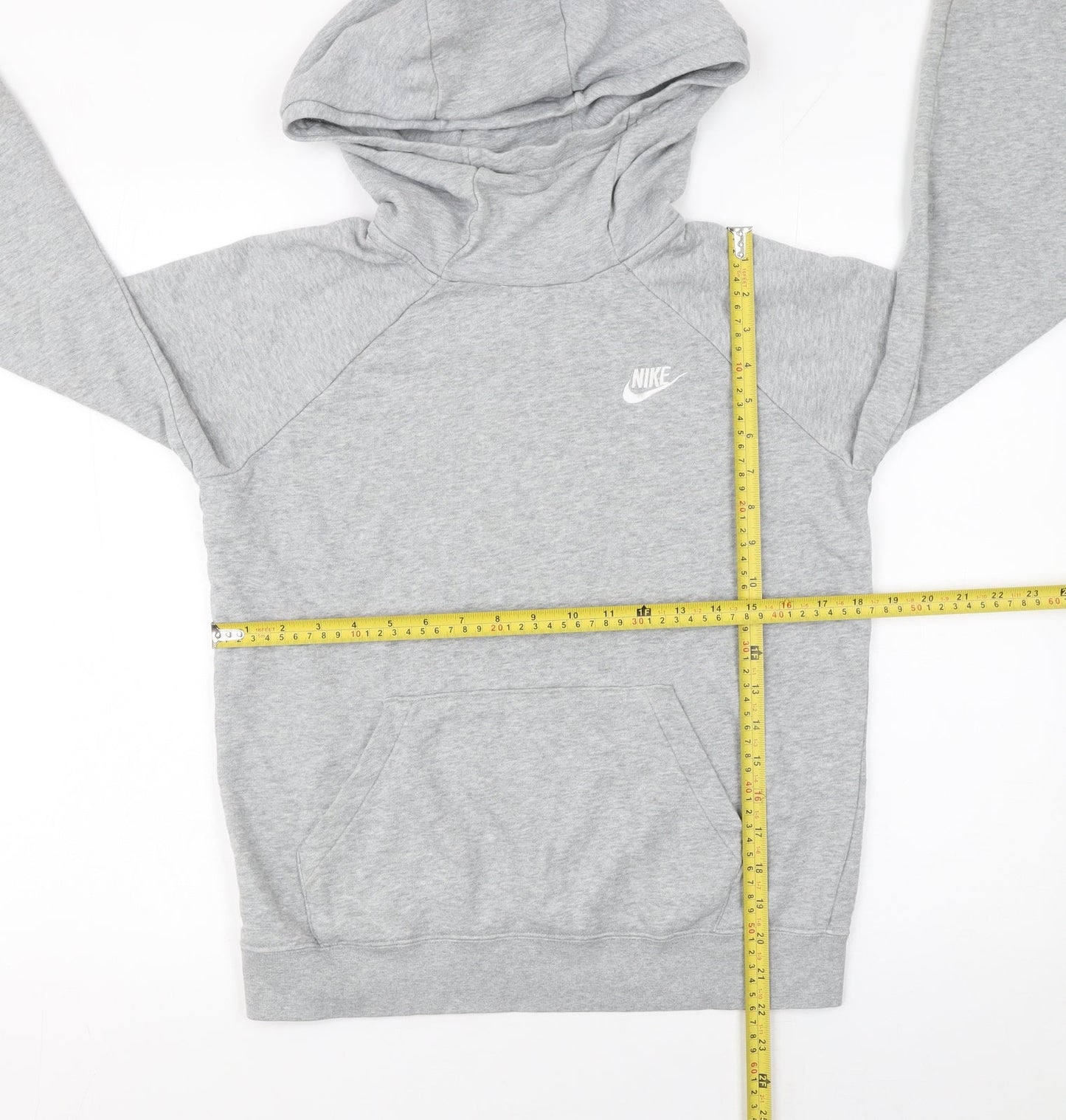 Nike Women’s Grey Pullover Hoodie Small Cotton Blend Casual