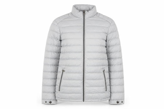 Marks and Spencer Women’s Grey Puffer Jacket Small Quilted Down Coat