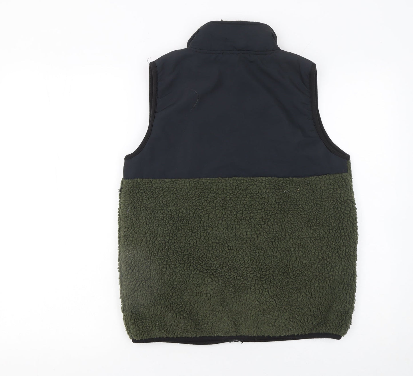 Animal Boys Green Fleece Bodywarmer Gilet 13 Years Full Zip Outdoor Vest