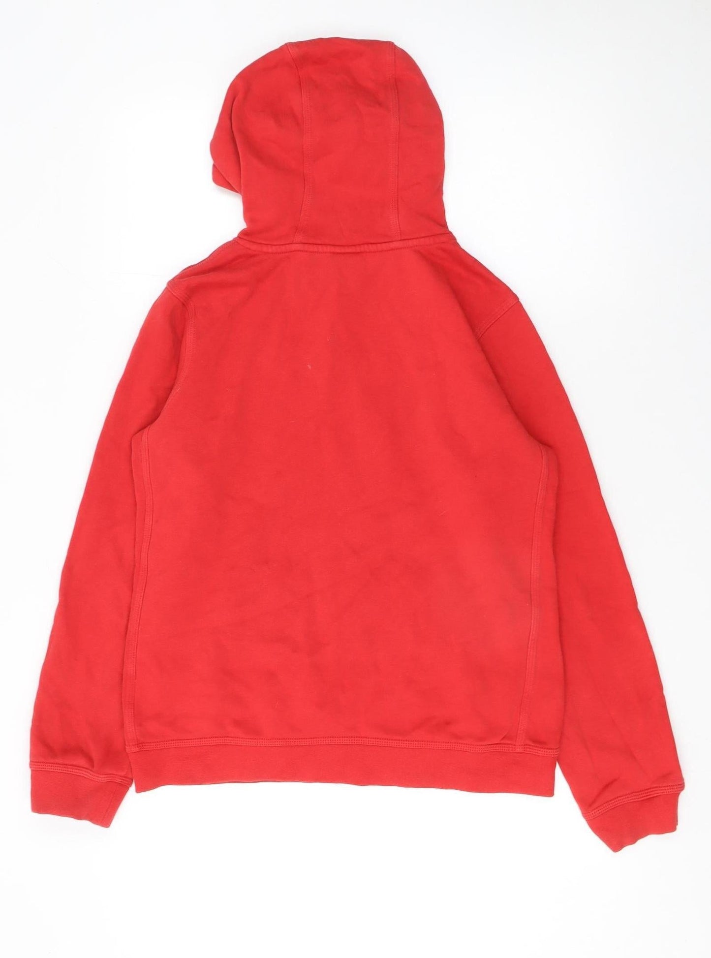 Nike Boys Red Pullover Fleece Hoodie XL 158–170cm Logo Sportswear
