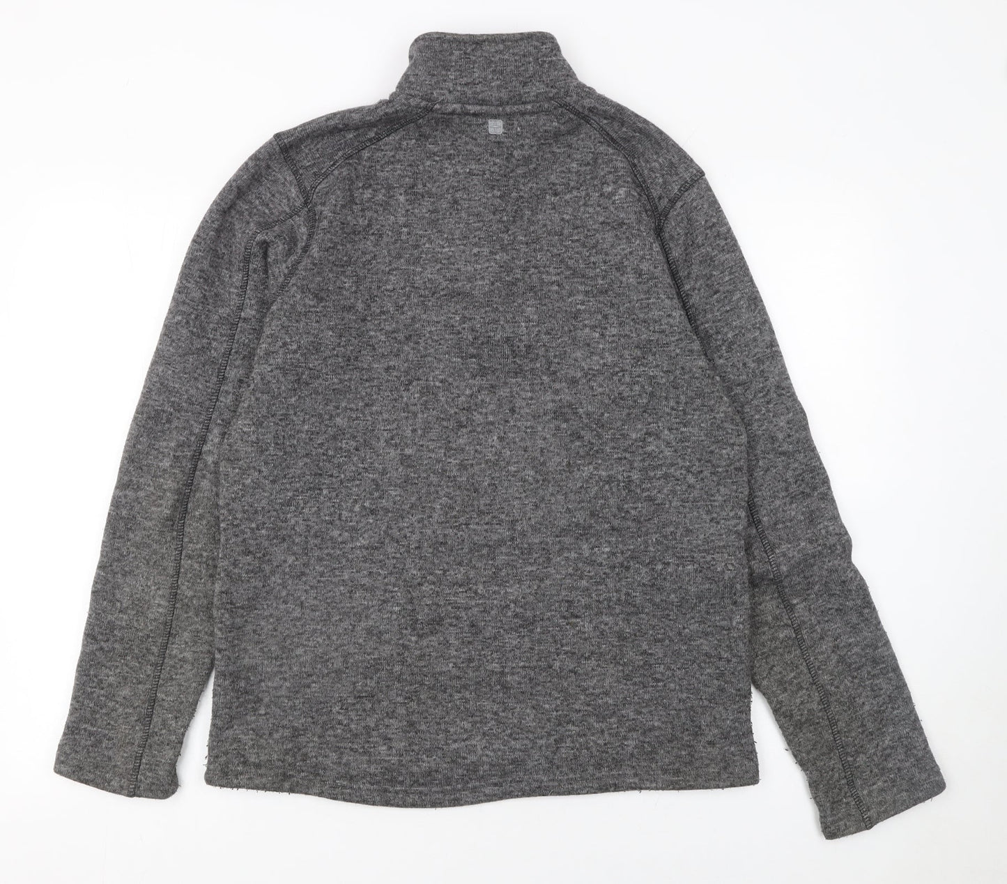 Mountain Warehouse Men's Grey 1/4 Zip Fleece Sweatshirt M