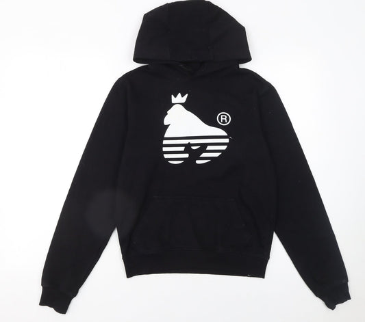 Money Boys Black Pullover Hoodie 9-10 Years Hooded Sweatshirt