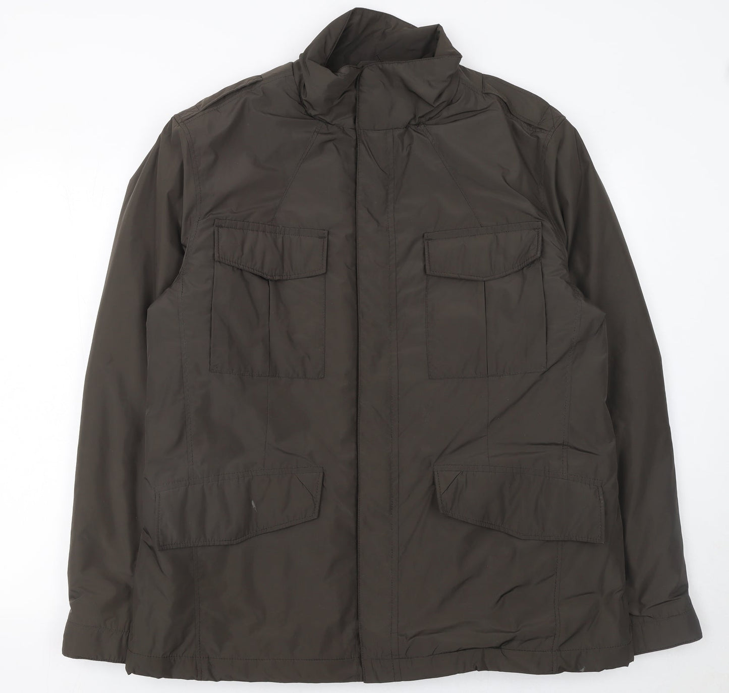 Marks and Spencer Men's Dark Taupe Waterproof Polyester Jacket L 41-43in