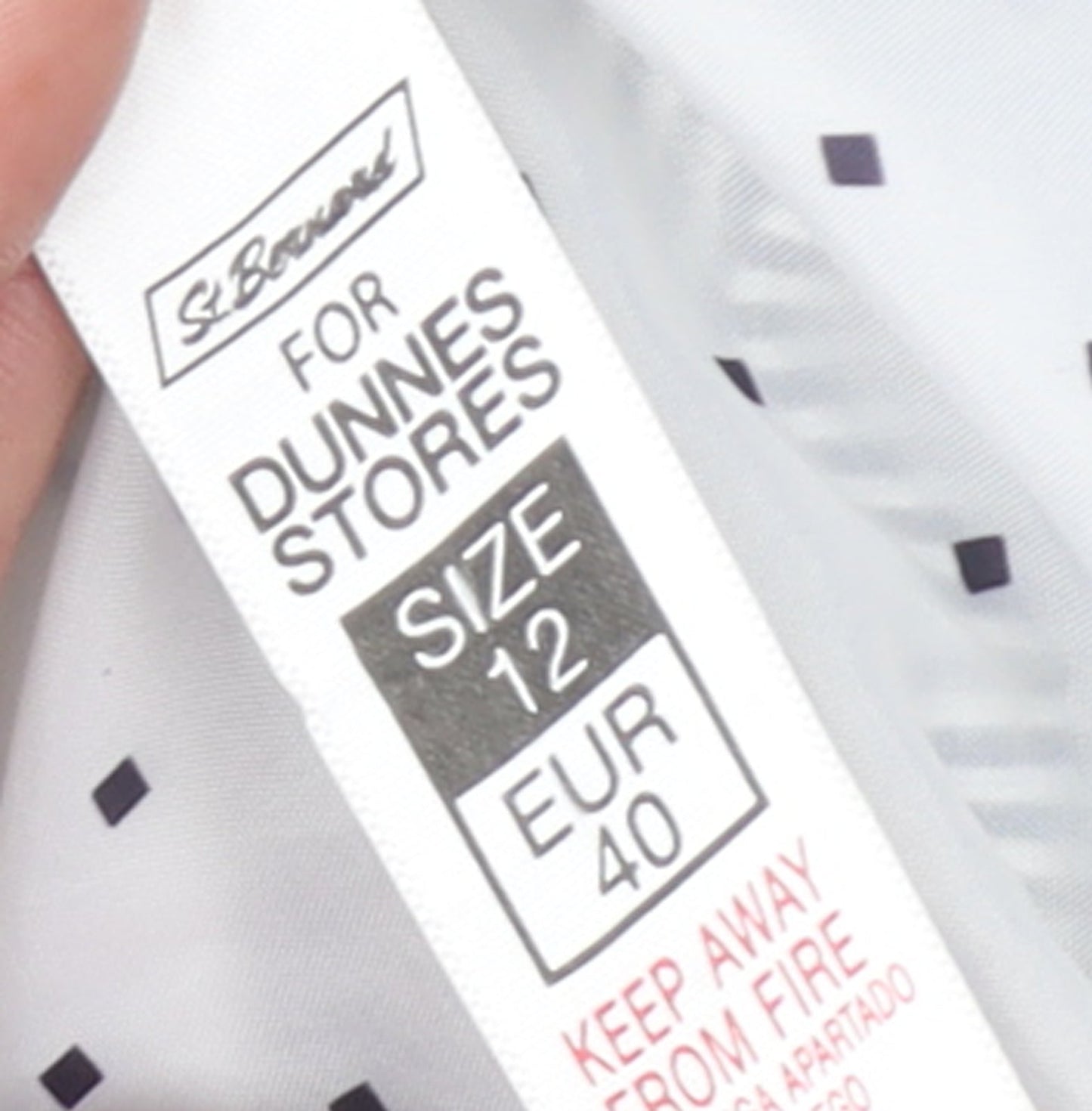 Dunnes Women Blue Pinstripe Single-Breasted Blazer Size 12