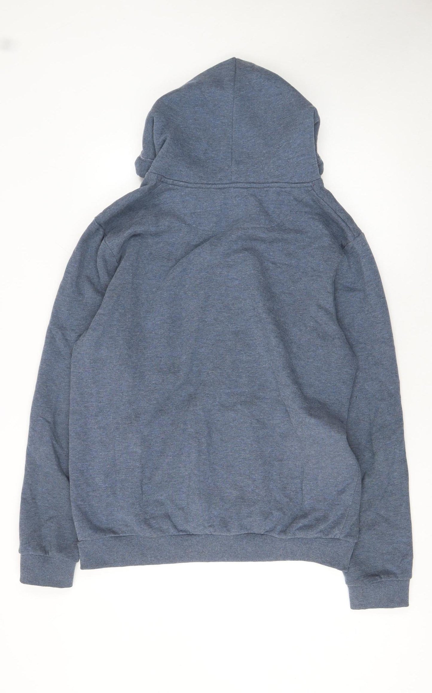 Paraffin Mens Blue 2XL Pullover Hoodie Embroidered Logo Fleece