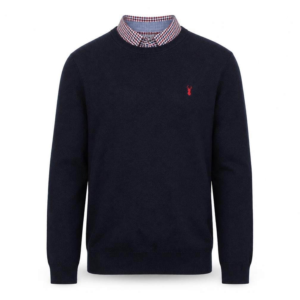Next Men’s Black Cotton Crew Neck Pullover Jumper M