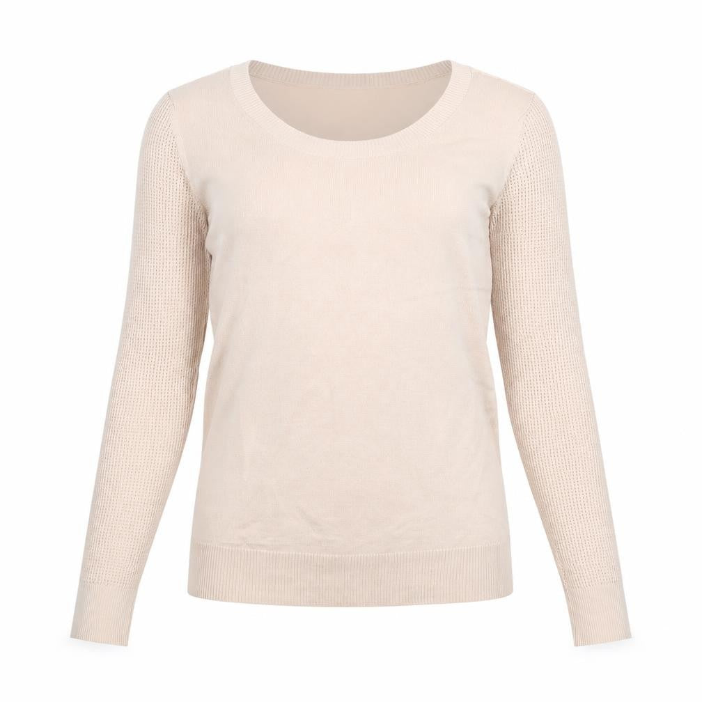 Calvin Klein Womens Beige XS Knit Pullover Jumper Viscose Blend