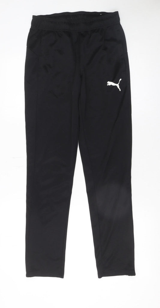 Puma Men's Black Jogger Trousers Size S Sportswear