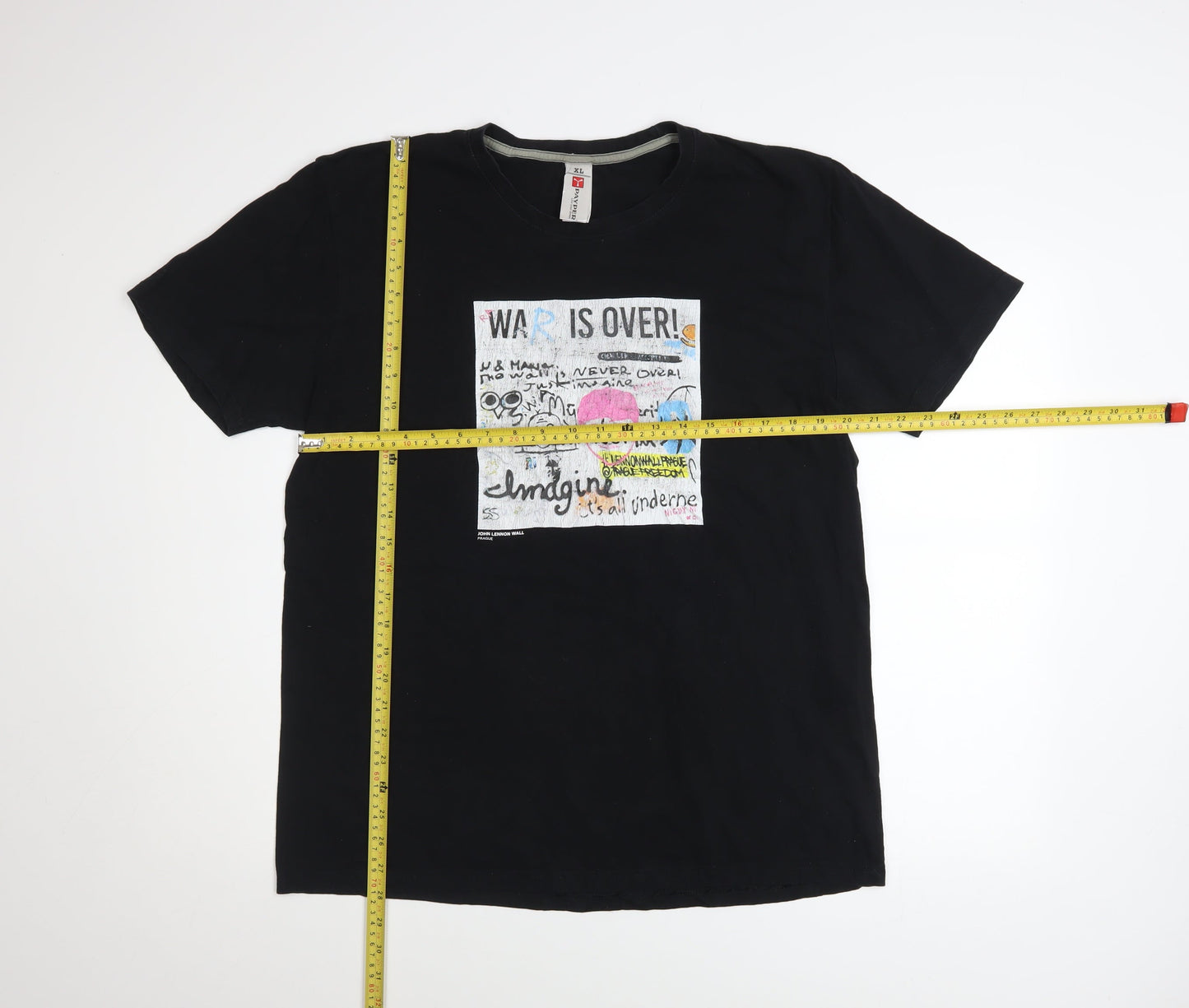 Payper Men’s Black XL Music Graphic Cotton T-Shirt