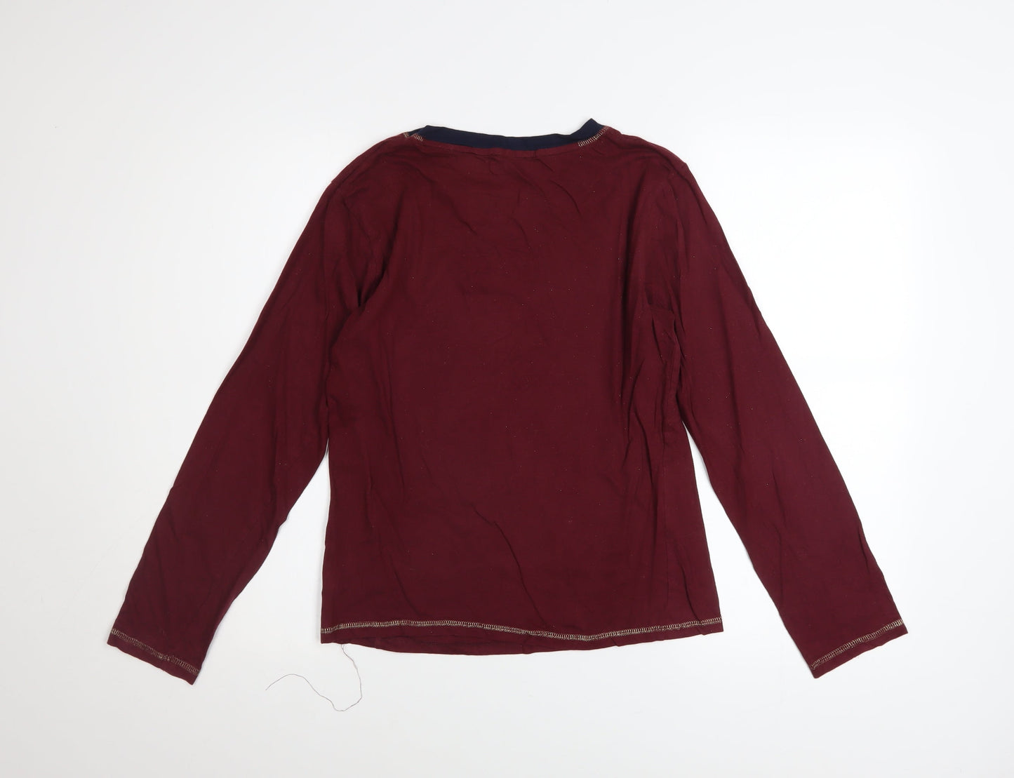 Harry Potter Womens Red XS Long Sleeve T-Shirt Nightshirt Hogwarts