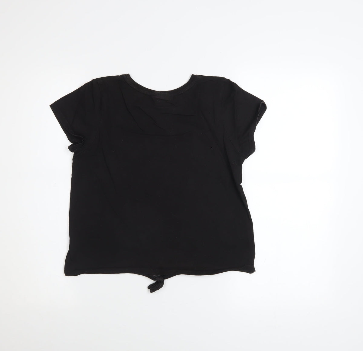 Barbie Girls Black Short Sleeve Glitter Logo T-Shirt 13-14 Years