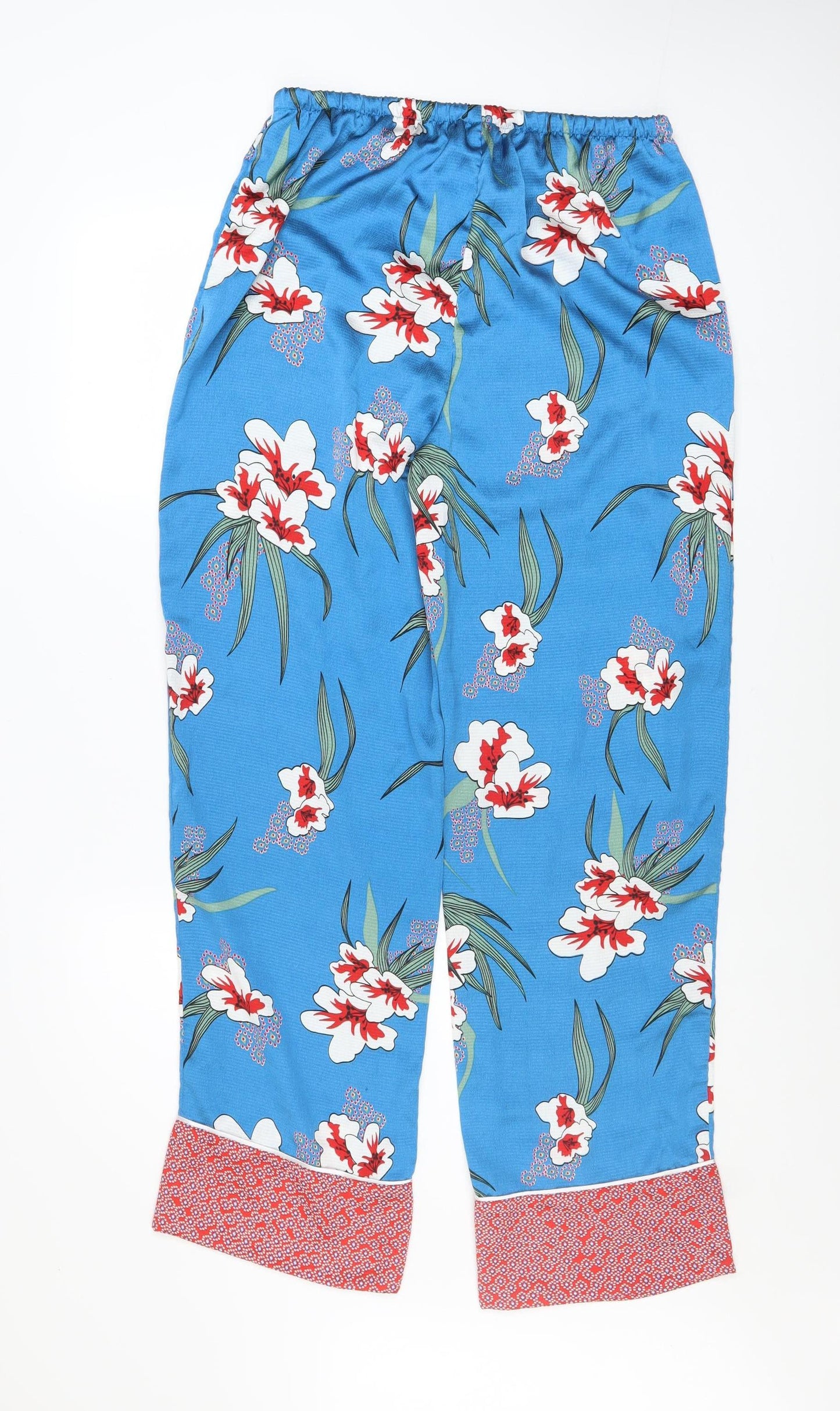 Carolyn Donnelly Women’s Blue Floral Pyjama Pants Medium Lightweight