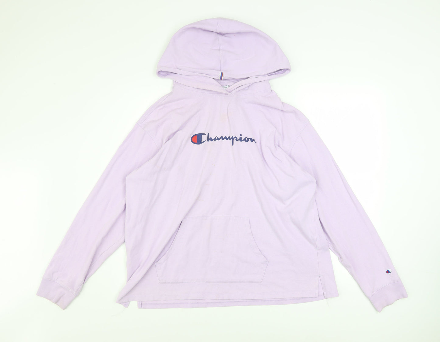 Champion Women’s Lilac Pullover Hoodie XL Cotton Athleticwear