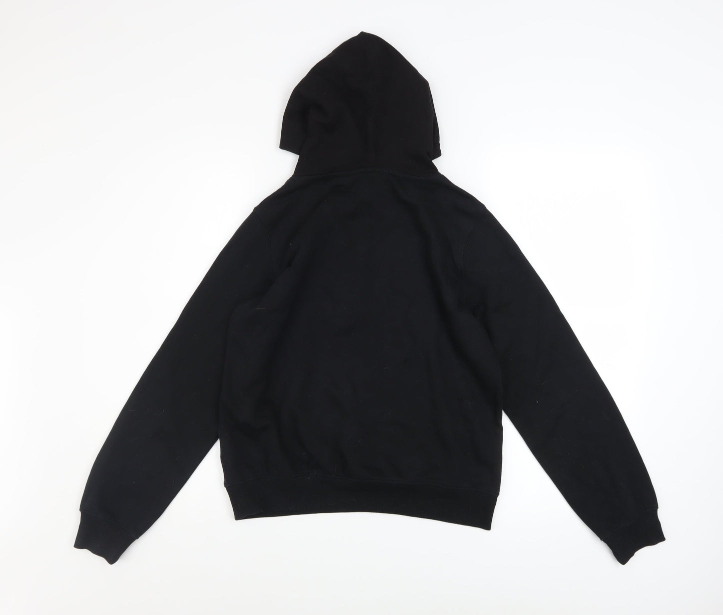 H&M Girls Black Billie Eilish Pullover Hoodie 12-14 Years Fleece Cotton Blend