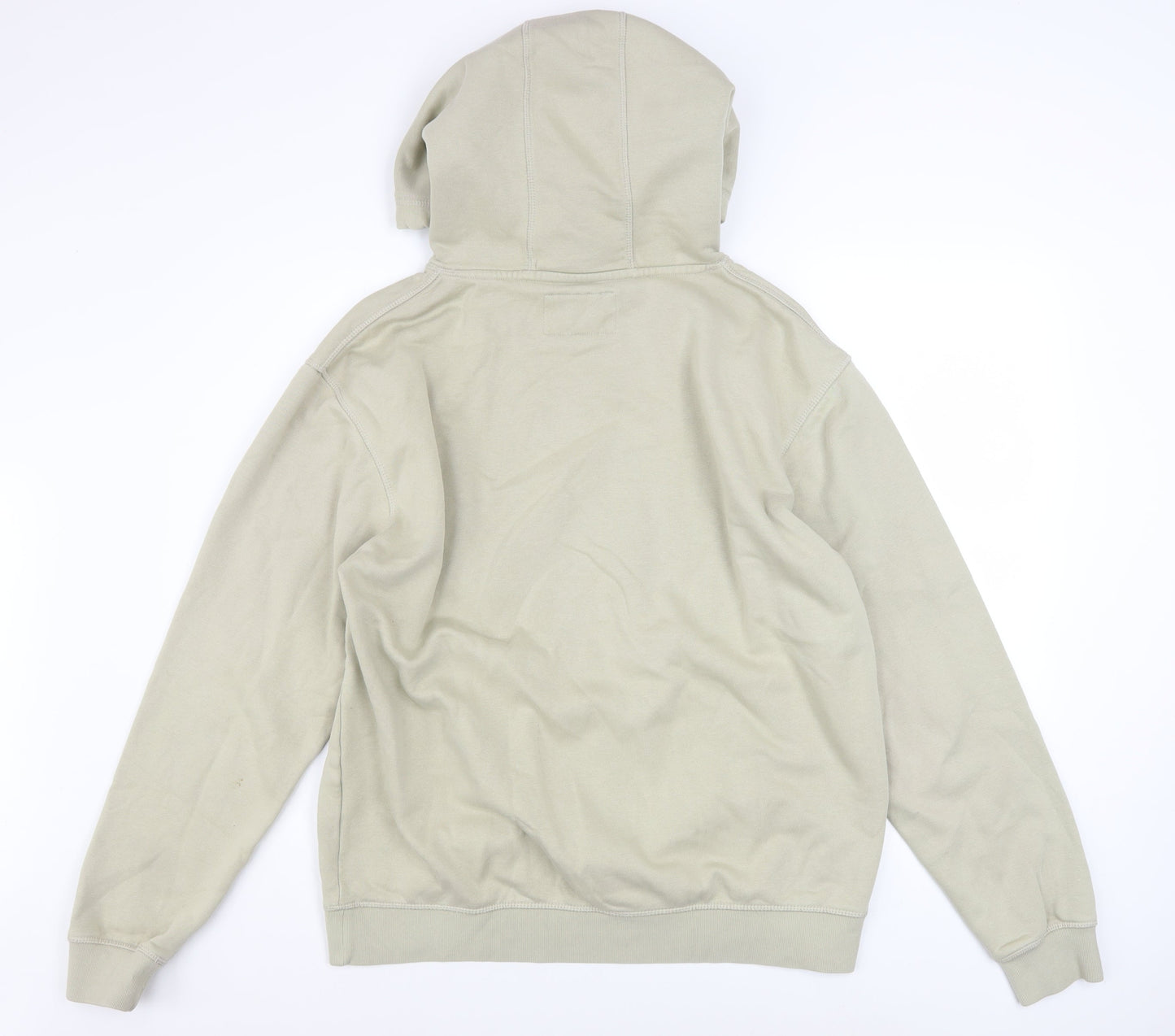 Jack Wills Men’s Beige Pullover Hoodie L Fleece Regular Fit