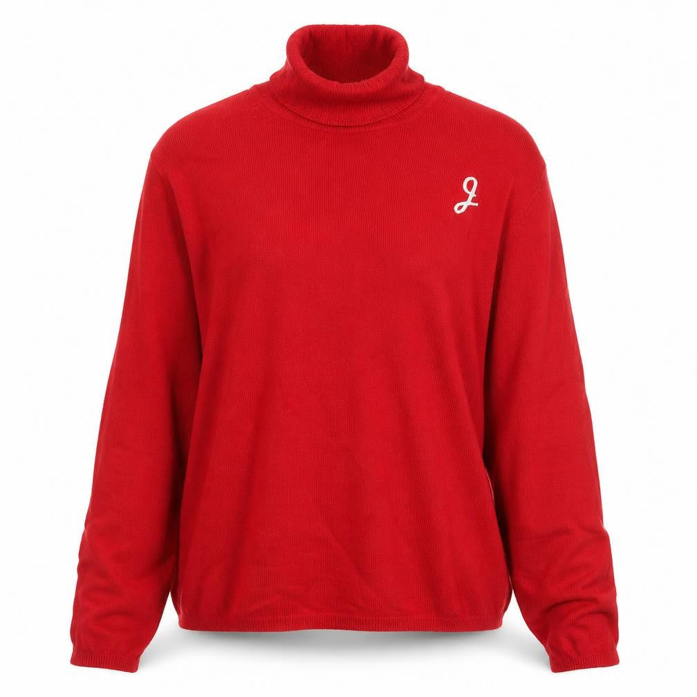 525 America Women's Red Roll Neck Pullover Jumper Size L