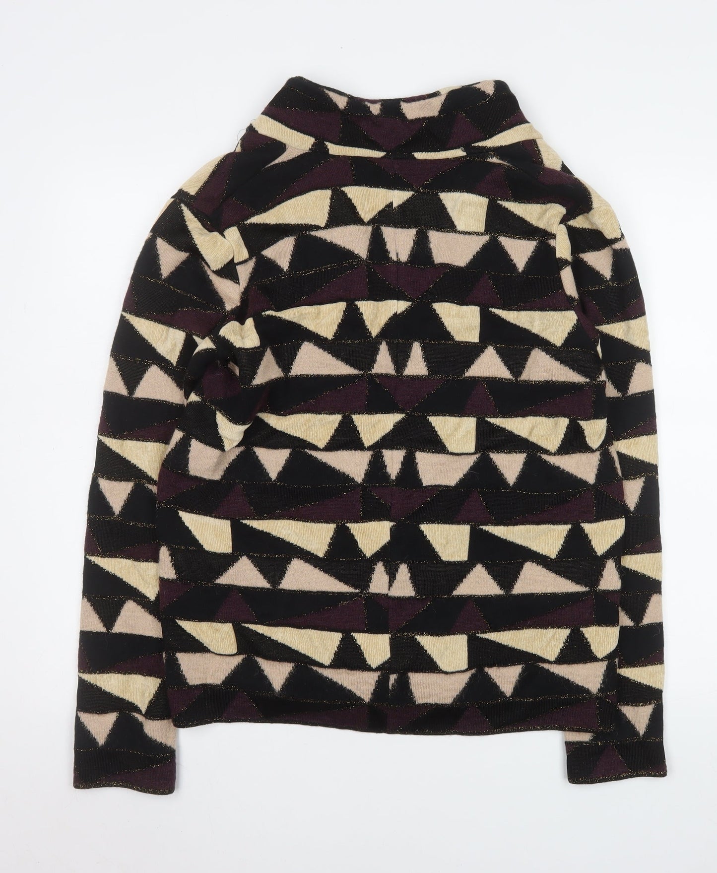 Maison Olga Women's Multicoloured Geometric Knit Blazer M