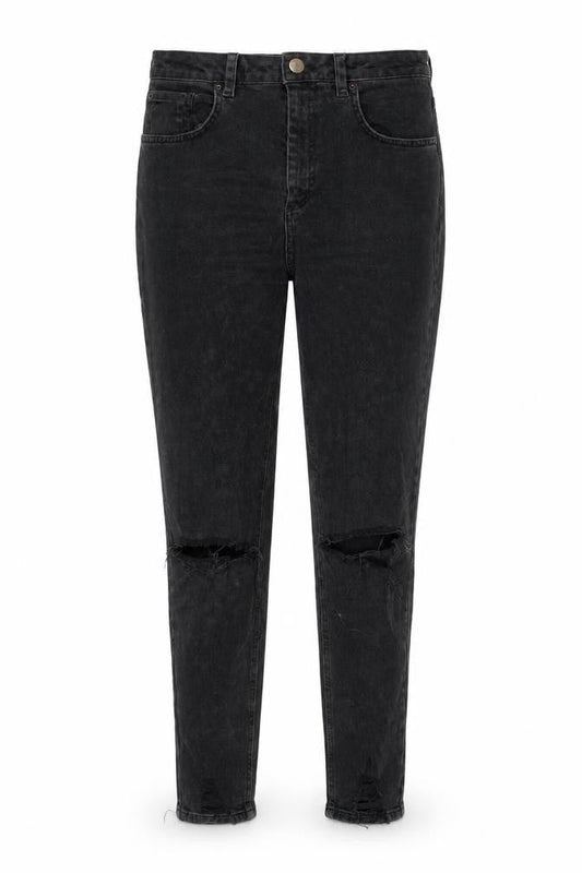 ASOS Women’s Black High Rise Skinny Distressed Jeans Size 10