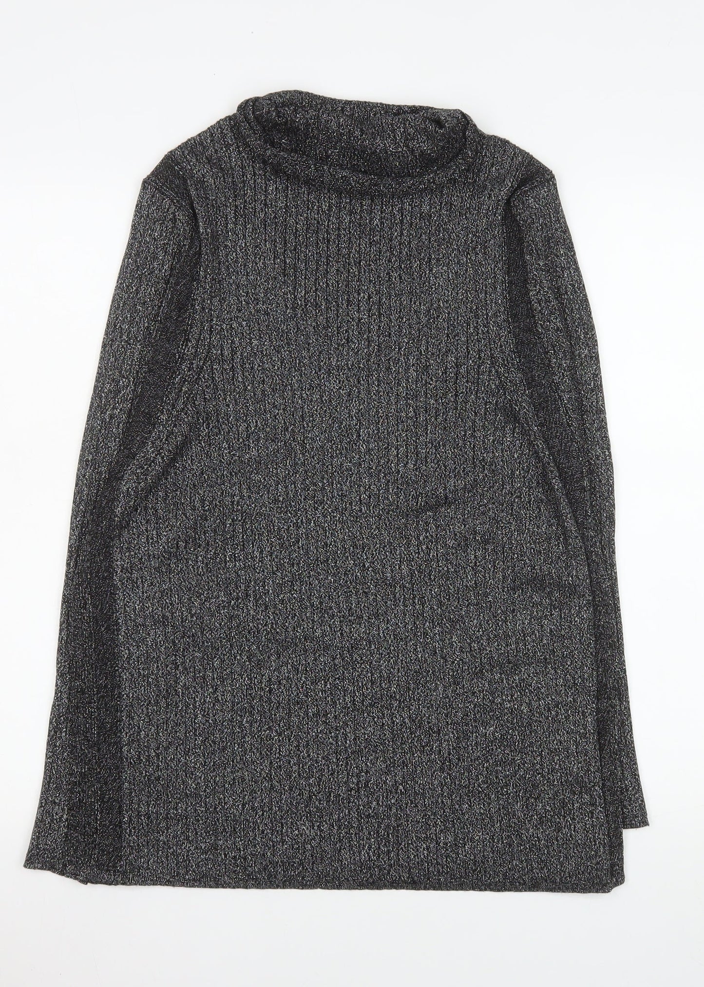 Next Women’s Grey Roll Neck Long Sleeve Knit Top XL