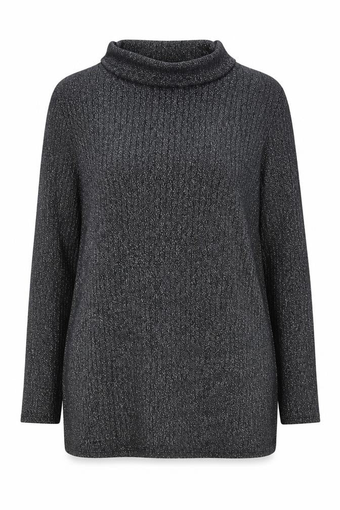 Next Women’s Grey Roll Neck Long Sleeve Knit Top XL