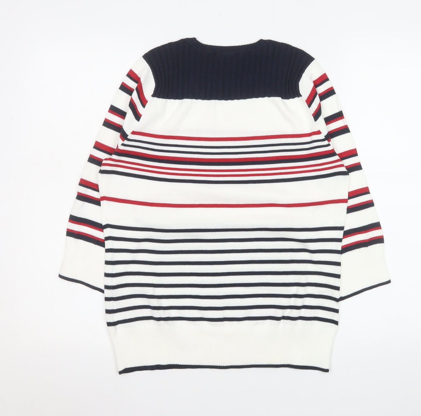 Brooks Brothers Women’s Multicolour Striped Cotton Jumper M