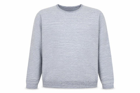 Next Men Grey Long Sleeve Crew Neck Cotton Blend Casual Top XXL